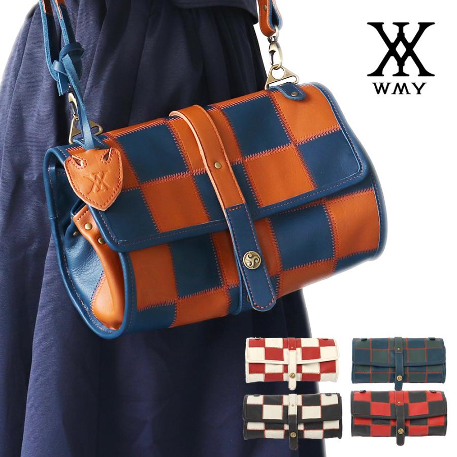 日本製 2way ハンドバッグ 本革 ロール ショルダーバッグ パッチワーク  