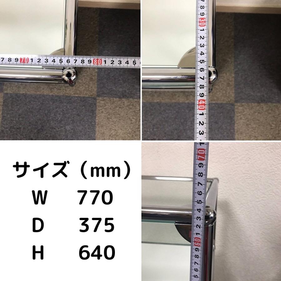 USM Haller ハラーシステム 1列2段キャビネット ガラス扉 USM Haller ハラーシステム 1列2段キャビネット ガラス扉