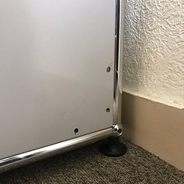 USM Haller　ハラー　3段　シェルフ　キャビネット ライトグレー USM USMハラー コンビキャビネット 3段 両面タイプ キャビネット