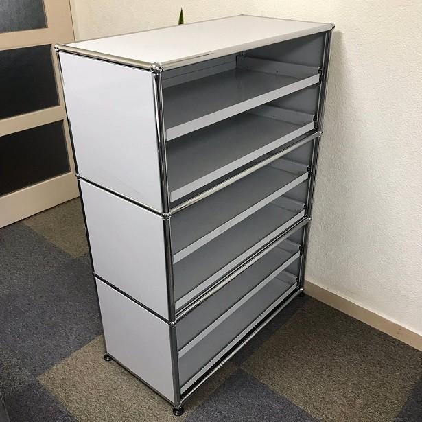 USM Haller ハラーシステム 1列3段キャビネット USM Haller ハラーシステム 1列3段キャビネット