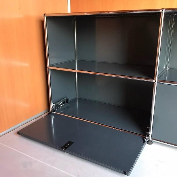 USM Haller ハラーシステム 2列2段キャビネット オープン×2 USM Haller ハラーシステム 2列2段キャビネット オープン×2