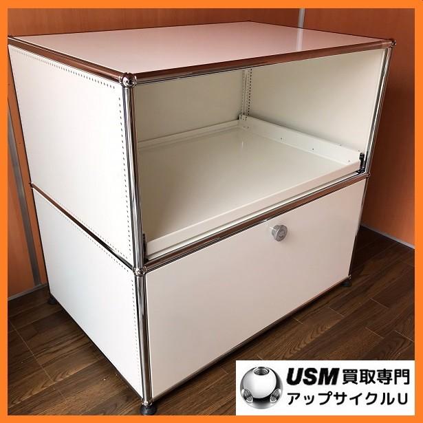 USM Haller ハラーシステム 1列2段キャビネット USM Haller ハラーシステム 1列2段キャビネット