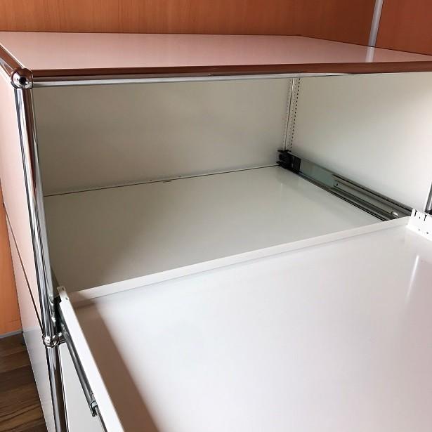 USM Haller ハラーシステム 1列2段キャビネット USM Haller ハラーシステム 1列2段キャビネット