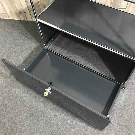 USM Haller ハラーシステム 1列2段キャビネット オープン USM Haller ハラーシステム 1列2段キャビネット オープン