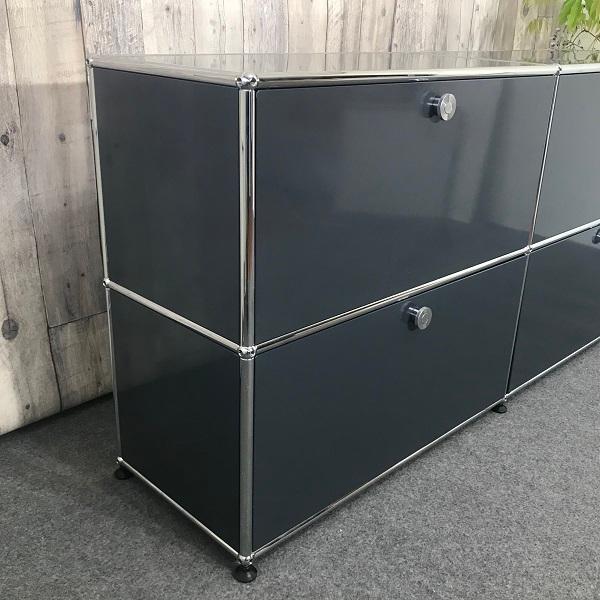 USM Haller ハラーシステム 2列2段キャビネット ドロップ USM Haller ハラーシステム 2列2段キャビネット ドロップ