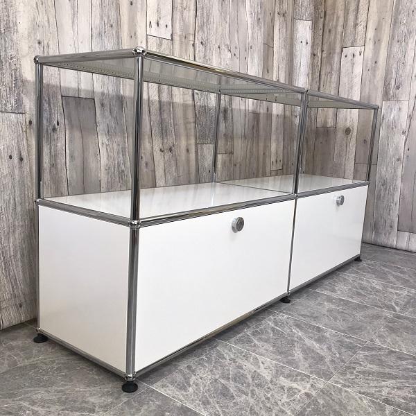 USM Haller ハラーシステム 2列2段キャビネット 上段 USM Haller ハラーシステム 2列2段キャビネット 上段