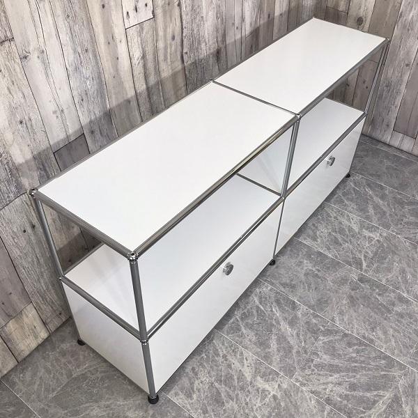 USM Haller ハラーシステム 2列2段キャビネット 上段 USM Haller ハラーシステム 2列2段キャビネット 上段