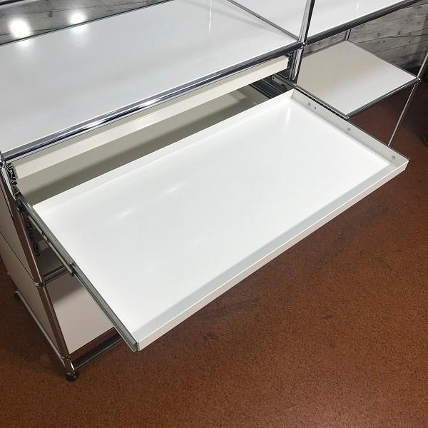 USM Haller ハラーシステム 2列4段キャビネット ガラスショー USM Haller ハラーシステム 2列4段キャビネット ガラスショー