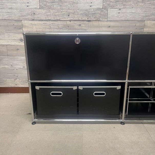 USM Haller ハラーシステム 2列2段キャビネット 上段左・右