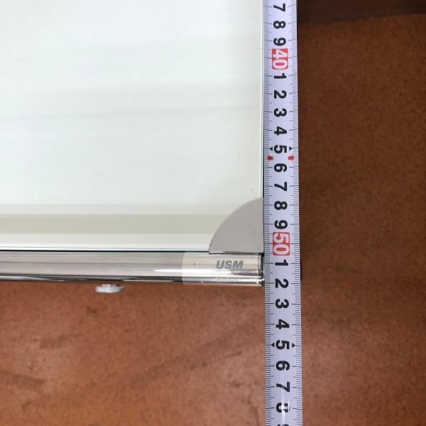 USM Haller Desk デスク 01 ガラス天板 色：purewhite | USM | 12