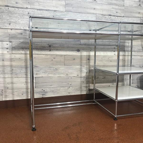 USM Haller Desk デスク 02 ガラス天板 色：purewhite : 中古USM