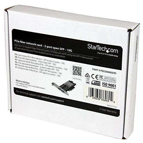 StarTech.com 10GbE対応2ポート オープンSFP+搭載 光ファイバー 