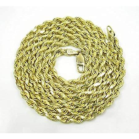 最新情報 Giorgio Bergamo 10kイエローゴールド 3 5mmソリッドロープダイヤモンドカットチェーン マイクロファイバークロス付き リンクネック 気質アップ Www Ladislexia Net