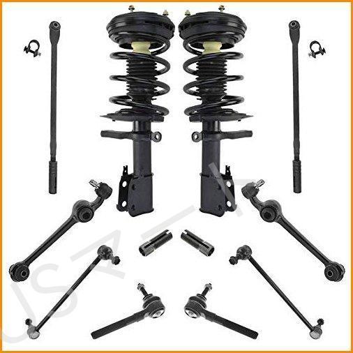 楽天カード分割 Front Tie Rod Control Arm Complete Strut Spring Steering Suspension Kit Set 12pc 売り切れ必至 Acemimarlik Com