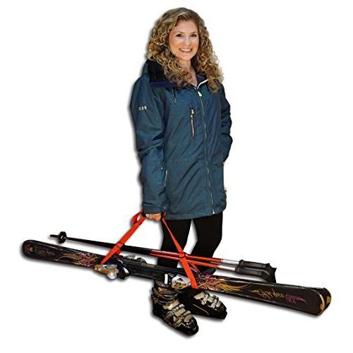 全ての 送料無料 Yostハンドフリー スキー スキーとポール持ち運びシステム ブラック 代引き手数料無料 Talentoindustrial Com