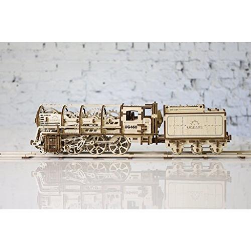 即納特典付き 送料無料 Ugears ユーギアス 460蒸気機関車 木製 ブロック おもちゃ 新作モデル Kuljic Com