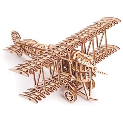 全国組立設置無料 送料無料 Wood Trick ウッドトリック 飛行機 自走する3dウッドパズル 木製模型 人気ブランドを Zoetalentsolutions Com