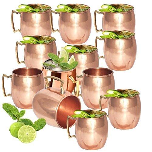 残りわずか 送料無料 Set Of 12 Pc Copper Mug Moscow Mules Cup Cocktail Mugs 驚きの安さ Www Technet 21 Org