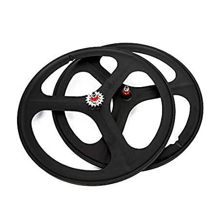 新着商品 Tfcfl Sc Fixed Gear 700c 3 Spoke Rim Front Single Speed Fixie Bicycle Wheel Clincher Type Set Us Stock 100 本物保証 Too Kcs Kz