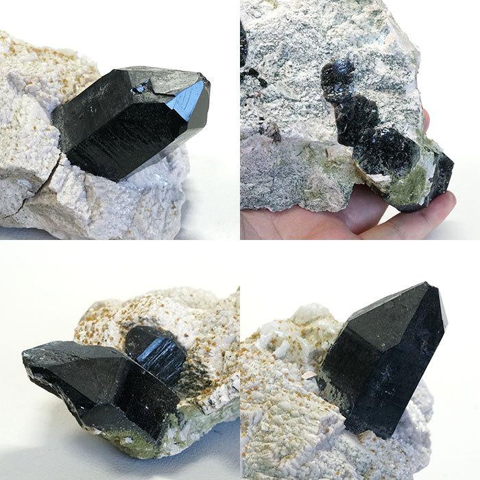 モリオン クラスター チベット産 黒水晶 天然石 パワーストーン morion 原石 置物 浄化 ポイント 