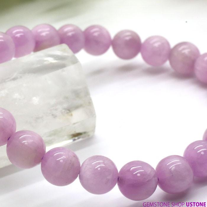 クンツァイト ブレスレット 天然石 パワーストーン 8mm AAA : 遊