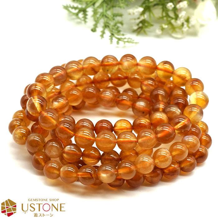 プラジオクレース ムーンストーン ブレスレット AAA 8mm チベット産