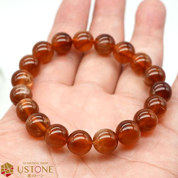 激レア！【一点物】希少 高品質 グリーンムーンストーン 11mm ブレスレット プラジオクレース ムーンストーン ブレスレット AAA 11mm