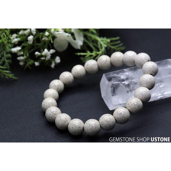 【保証書付】北投石　台湾産ブレスレット　パワーストーン 台湾産 北投石 ホクトライト 湯の花 保証書有 ブレスレット