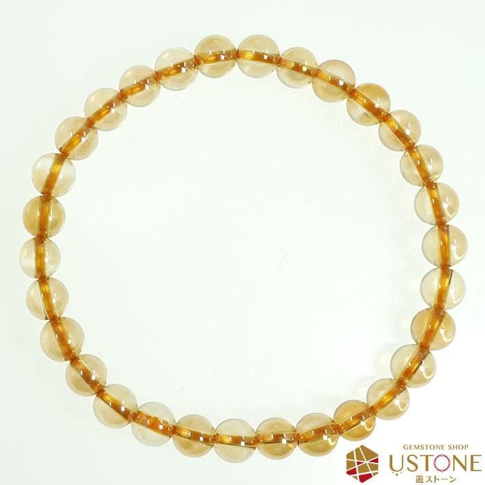 ゴールデンオーラ ブレスレット AAA 6mm アメリカ製 天然石