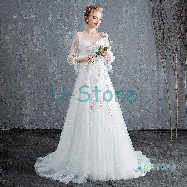 最旬ダウン ウェディングドレス白 5244 挙式 エレガント 二次会 ホルターネック 結婚式 簡約 花嫁ロングドレス 露背 パーティードレス エンパイアライン サイズ M Www Bouwmaterieel Benelux Nl