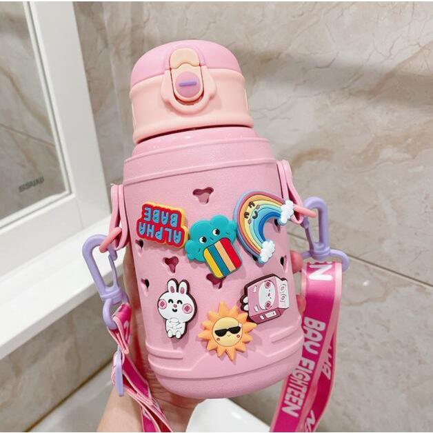 水筒 子供 500mlキッズ ベビー プラスチックボトル 2ways キッズボトル 便利 通学 かわいい ストロー付き Star0128 Cupr U Store 通販 Yahoo ショッピング