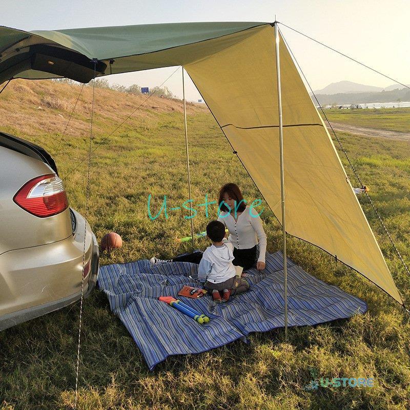 カーサイドタープ 車 タープ サイド テント キャンプ シェルター 300 x 