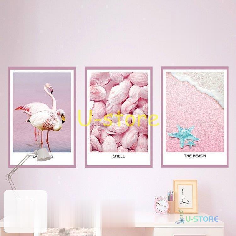 インテリア 雑貨 ウォールステッカー ルームデコ 壁紙デコ 壁紙シール 模様替え ボタニカル 植物 緑 モダン グリーン ピンク 38b Lmplkssbhn 家具 インテリア Centralcampo Com Br