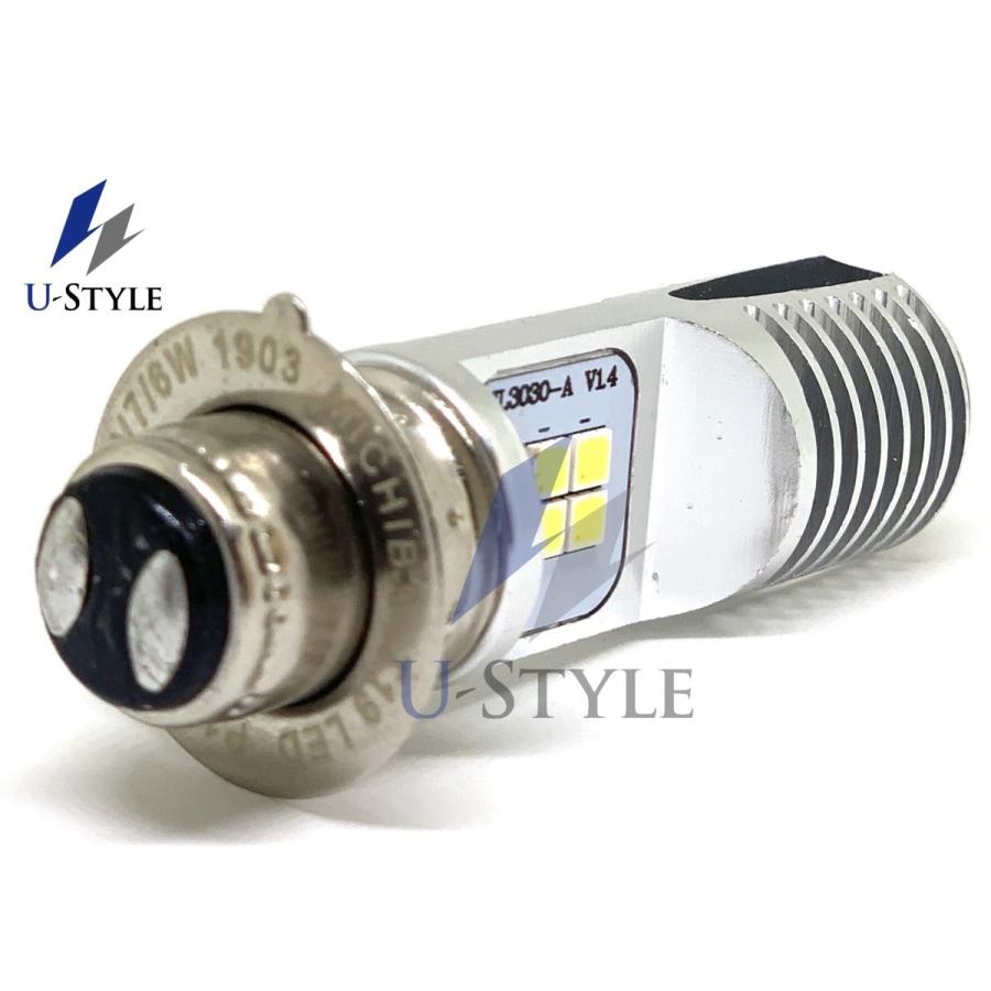 U -Style 7Wバイク用LEDヘッドライトPH7タイプHi/Lo AC/DC両用 12V〜16V専用 6000K HI/750ルーメン 角目スーパーカブなど 改良版 BP-056｜ustyle｜02