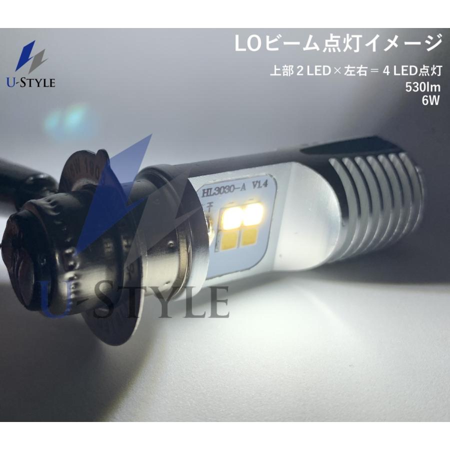 U -Style 7Wバイク用LEDヘッドライトPH7タイプHi/Lo AC/DC両用 12V〜16V専用 6000K HI/750ルーメン 角目スーパーカブなど 改良版 BP-056｜ustyle｜03