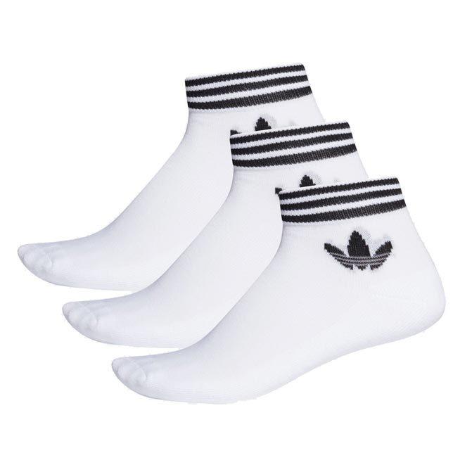 adidas アディダス オリジナルス 靴下 トレフォイル アンクルソックス 3足組 TREFOIL ANKLE STRIPED SOCKS 3Pソックス メンズ レディース FYC73｜usual｜03