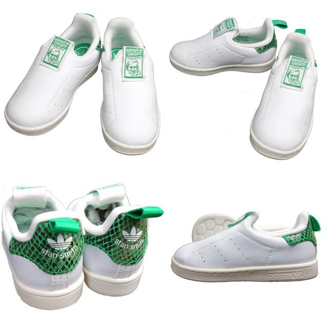 adidas アディダス オリジナルス スタンスミス スリッポン キッズ ベビー  スネーク S32128 STAN SMITH 360 I｜usual｜04