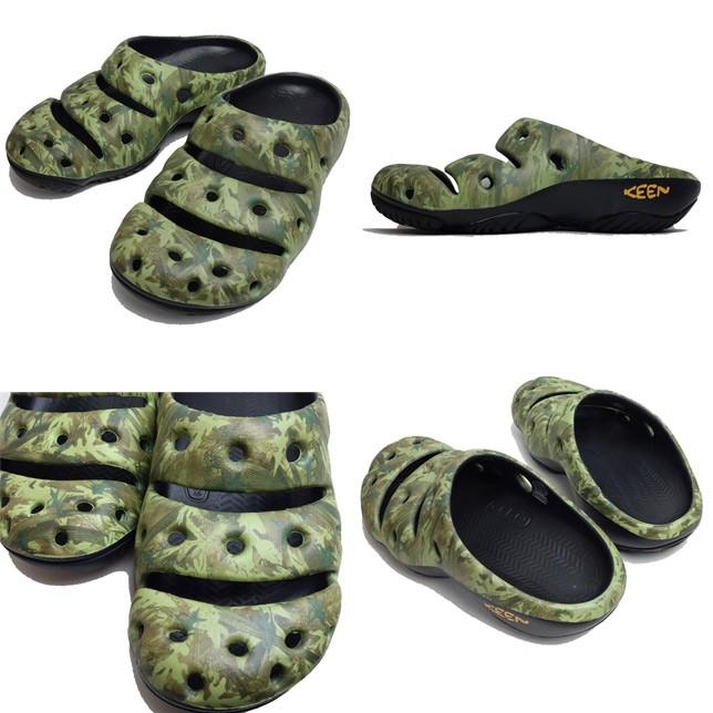 KEEN キーン サンダル メンズ レディース ヨギアーツ 柄物 クロッグ サボ サンダル|usual|03