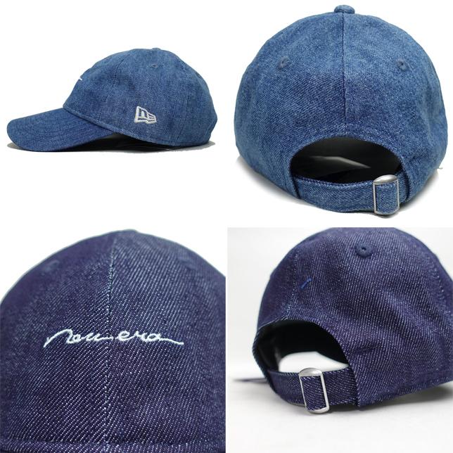 ニューエラ ユース 920 デニム手書き風ロゴ Youth 9TWENTY Denim Handwritten Logo NEW ERA CAP キャップ キッズ ジュニア 子供｜usual｜03