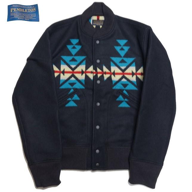 PENDLETON ペンドルトン ベースボールジャケット ジャパンフィット RC152 メンズ ウール スタジャン :pendleton025