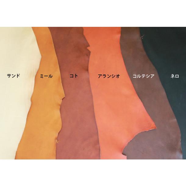 本革　レザークラフト　材料　トスカーノリーショ　 Sサイズ　ショルダー　イタリア　タンニン　革 |  | 02