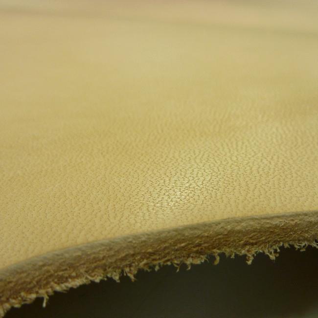 本革　レザークラフト　材料　ヌメ　ナチュラル Ｌサイズ 漉きあり　国産　革 | 