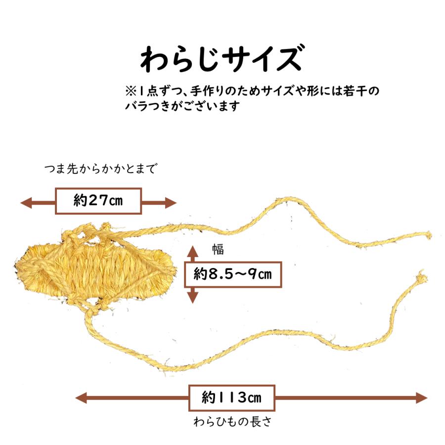 わらじ 草鞋 大人用 フリーサイズ 約27cm お祭り 伝統芸能 イベント