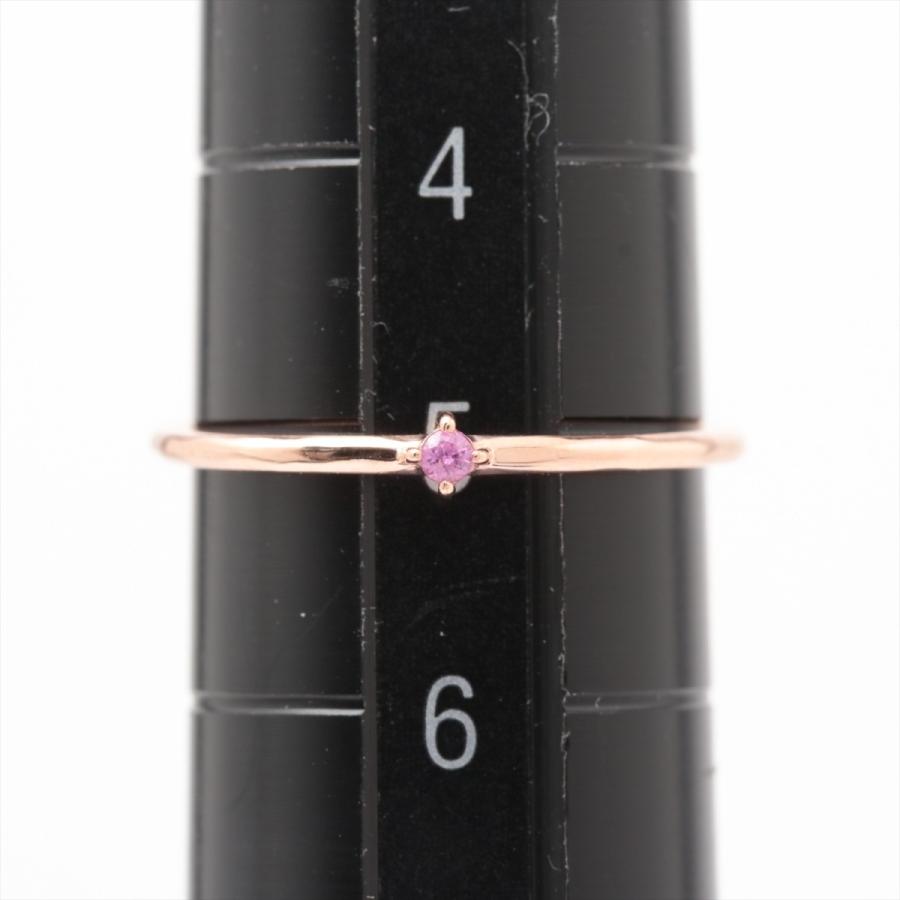 ete ピンクサファイアリングK10PG