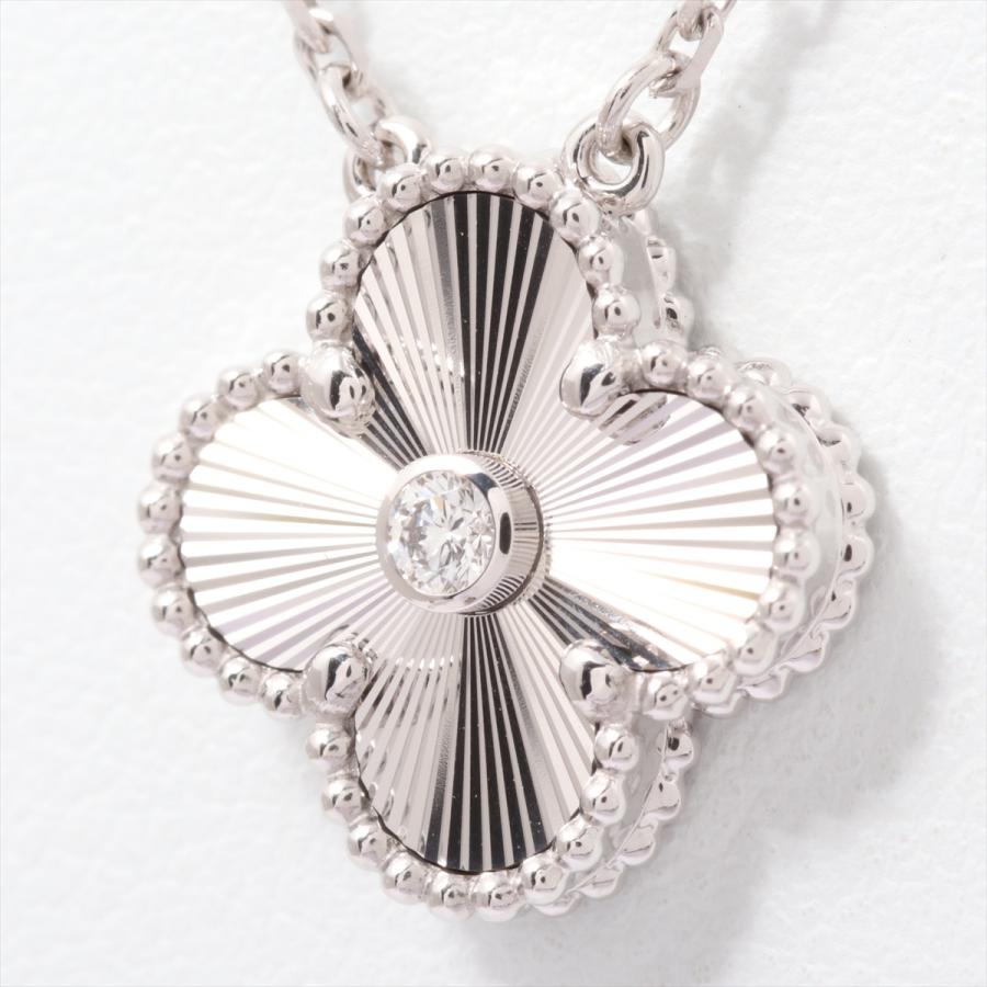 ヴァンクリーフ アーペル Van Cleef Arpels ヴィンテージアルハンブラ ネックレス 750wg 年限定 A Allu Yahoo ショップ 通販 Yahoo ショッピング