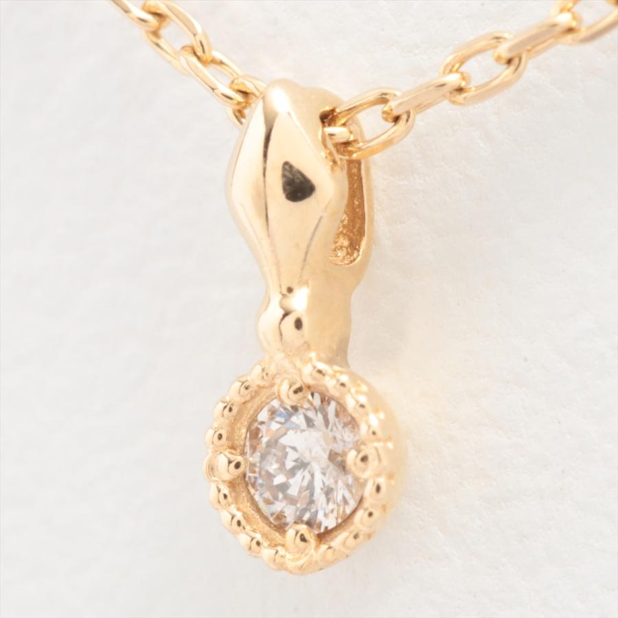 アガット Agete ダイヤ ネックレス K10yg 0 03ct A Allu Yahoo ショップ 通販 Yahoo ショッピング