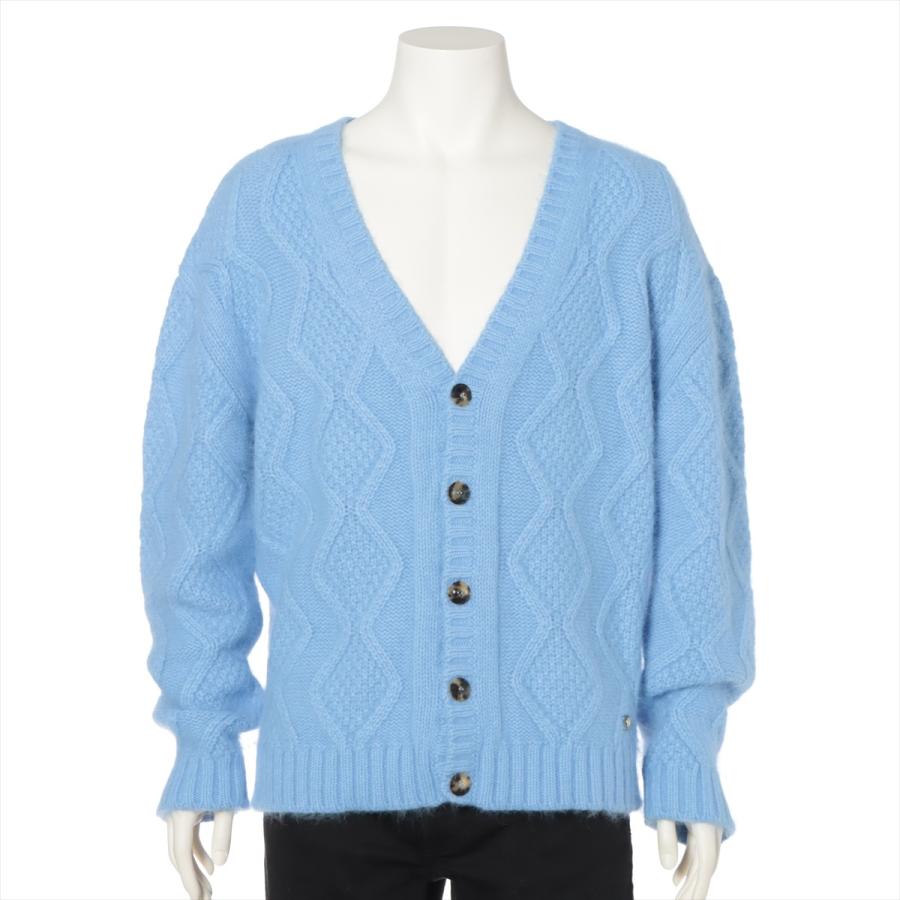 送料無料 ジャンニヴェルサーチ ウール アンゴラ カーディガン 52 メンズ ライトブルー 安い購入 Mail Alrayan University Edu Ye