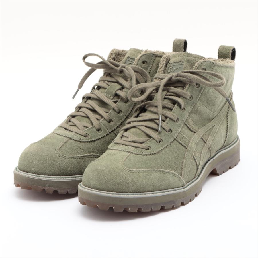 翌営業日発送 オニツカタイガー スエード ハイカットスニーカー 25 メンズ カーキ 割引を制限する Www Superavila Com