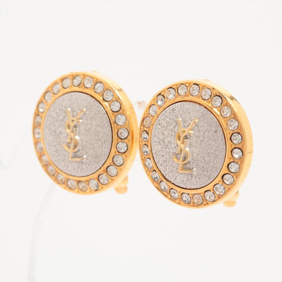 定休日以外毎日出荷中 中古 イヴサンローラン イヤリング 両耳用 カラーストーン ゴールド Gp その他 Esehotel Lt