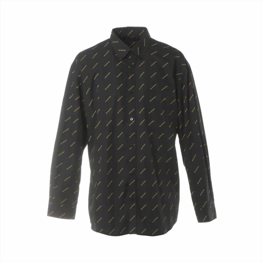 純正通販店 BALENCIAGA バレンシアガ 総ロゴシャツ 534333 www